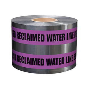5 mil dày 3 in. X1000 ft ngầm phát hiện cảnh báo băng màu xanh lá cây với màu đen thận trọng chôn đường cống dưới đây in ấn - Product Image 4