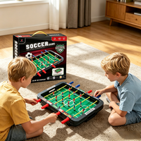Jeu de football interactif éducatif d'intérieur avec logo personnalisé, 2 joueurs, jouet de football en plastique pour une utilisation familiale