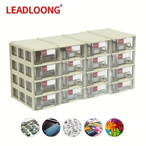 LEADLOONG F0 16 pz plastica impilabile quattro strati multifunzione scatola portaoggetti 140*90*40mm gioielli Garage piccole parti strumenti Hardware - Product Image 1