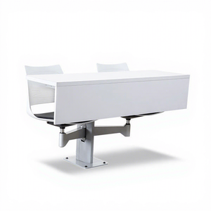 Chaise de salle de conférence collaborative LEADCOM LS-420, siège pivotant à 360 degrés, chaise de bureau pour salle de cours universitaire - Product Image 2