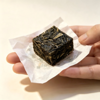 Mini-briques de Pu'er cru artisanal Premium 2025 Bulang Mountain Laobanzhang 8g*20 pièces, thé santé artisanal, boîte métallique portable, cadeau