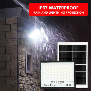 Độ sáng cao 4 trong 1 100W 200W 300W 400W 800W <span class=keywords><strong>Led</strong></span> sân vận động năng lượng mặt trời cảm biến ánh sáng Lũ lụt IP66 ABS cơ thể 6000K ánh sáng ban ngày 120 chùm - Product Image 4