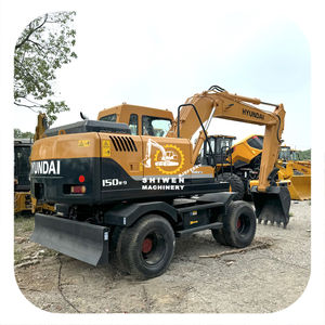 Excavatrice sur chenilles Hyundai d'occasion reconditionnée, 15 tonnes, modèle 2022, moteur Cummins, godet de 0,71 m, pompe à roue, roulement, moteur, engrenage, taille moyenne - Product Image 1