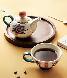 <span class=keywords><strong>Service</strong></span> de table à thé de l'après-midi en <span class=keywords><strong>porcelaine</strong></span>, théière et tasses à thé en céramique, style anglais - Product Image 6