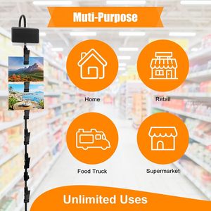 Supermarket Plastic Clips Strips Metal Hanging Potato Chip <b>Display</b> <b>Rack</b> Stand - Product Image 5