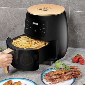 2024 Hot Oil-free Smart Touch Screen 4L 4.5L 5L 5.5L 6L Electric air Fryer Silver <strong>crest</strong> air Fryer