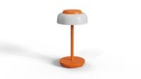 Lampe de table moderne pour l'intérieur et l'extérieur, IP44, étanche, à un seul abat-jour, rechargeable, LED, à intensité variable, lumière d'ambiance pour bar, hôtel, patio, décoration