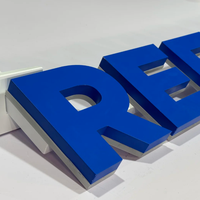 Enseigne lumineuse en lettres 3D en acier inoxydable rétroéclairées par LED personnalisées, lettres de logo éclairées, publicité commerciale illuminée, IP65