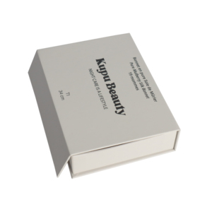 Boîte cadeau personnalisée en forme de livre, écologique, avec fermeture magnétique rigide, emballage en carton écologique, gaufrage pour vernis à ongles et huiles. - Product Image 3
