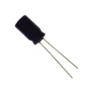 ตัวเก็บประจุแบบ Through Hole CAP ALUM 100UF 20% 10V RADIAL TH รุ่น ECE-A1AN101X ของแท้ 100 ยูเอฟ - Product Image 1