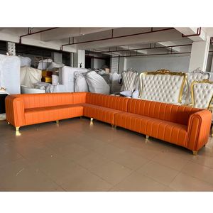 Juego de sofá de cuero Pu personalizado de fábrica, cómodo y suave, de lujo, para Bar, club nocturno, KTV, juego de sofá discoteca - Product Image 3