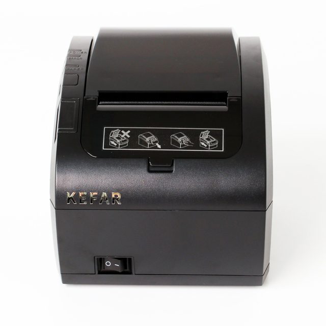 KEFAR the Latest Thermal Printer with Auto Cutter 80mm Printer for Cash Register or Kitchen Receipt High-speed POS Printer