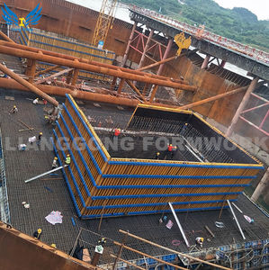 LIANGGONG <span class=keywords><strong>Coffrage</strong></span> de colonne H20 moderne en <span class=keywords><strong>contreplaqué</strong></span> de bouleau courbé jaune, longue durée de vie, pour piscine, réservoir, quai - Product Image 6