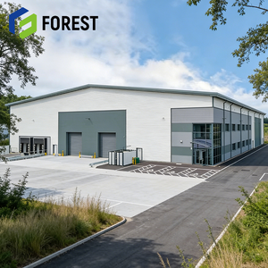 Edificio de Acero Personalizado de Estructura Ligera con Aislamiento de Lana de Roca para Europa, Taller con Estructura de Acero en H, Rentable, para Vietnam y Ontario - Product Image 1