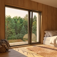 Ventanas Abatibles y Oscilobatientes de Aleación de Aluminio Personalizadas DEEZON, Doble Vidrio, Calificadas por Energy Star, para Baño, con Mosquitera Retráctil