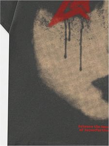 100% di cotone nero squadrato oversize t-shirt per gli uomini 320gsm vista lavata pesante 320gsm grande anteriore stampa digitale a maglia - Product Image 4