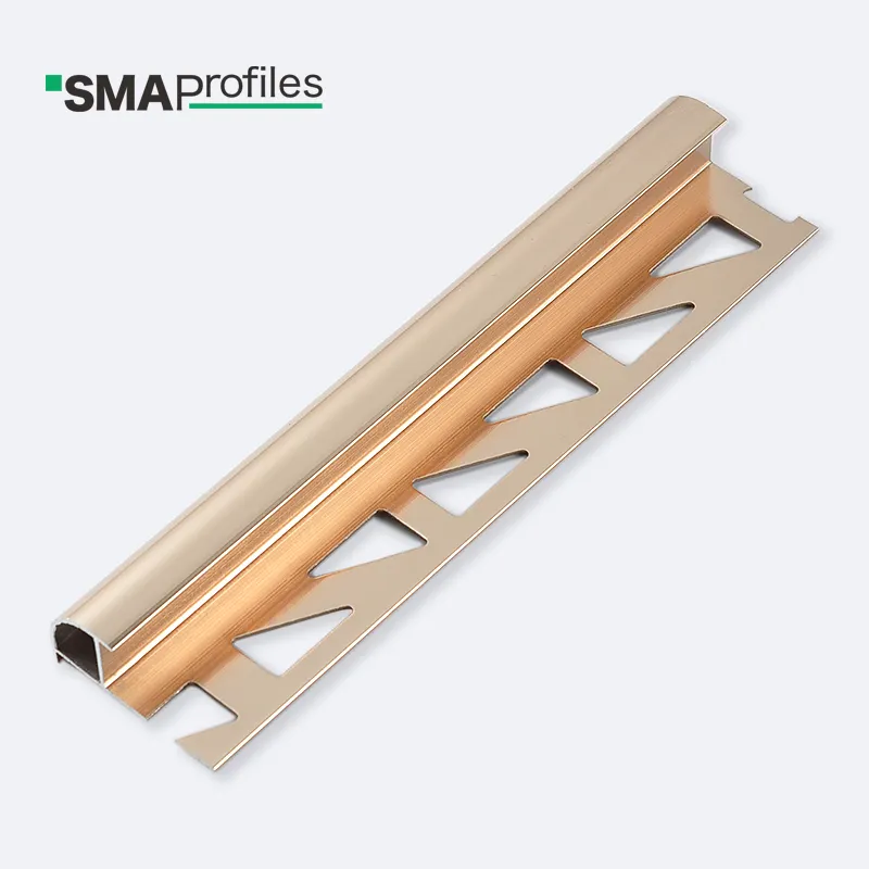 SMAProfiles tile accessories aluminium tile trim profile flexible metal strip of tile trim