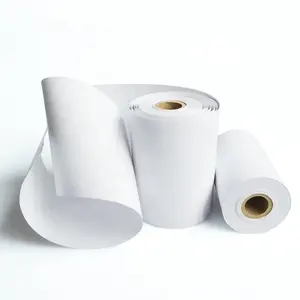 Vente directe d'usine 3 1/8 2 1/4 80mm 57mm imprimante d'impression de reçus papier thermique rouleau de papier de caisse enregistreuse pour POS/ATM