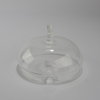 Abat-jour en verre borosilicate de design moderne et contemporain pour lampes de table d'intérieur - Léger, écologique et décoratif