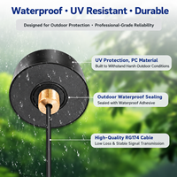 Antenne WiFi 2,4 GHz 5,8 GHz à fixation par vis, double bande, étanche, type Puck, pour routeur et appareil IoT