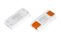 220V 12V/24V Slim LED Stripe Lighting Supply Transformer Driver ETL/RoHS Certified Single DC pour les décorations de Noël
