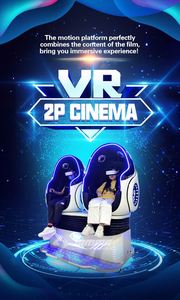 Cine de Realidad Virtual 9D, Silla Doble VR, para Interiores, Hogar, Centro Comercial, Aeropuerto, Jardín Público, Área de Juegos, Parque de Trampolines - Product Image 6