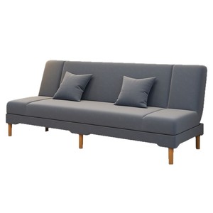 Sofá Cama Convertible con Relleno de Espuma y Tela Antiarrugas para Adultos y Niños en Forma Cuadrada - Product Image 3
