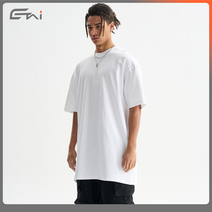 <span class=keywords><strong>Robe</strong></span> <span class=keywords><strong>T</strong></span>-<span class=keywords><strong>shirt</strong></span> décontractée en coton 100% tricoté, 260 grammes, grande taille, longueur longue, écologique, pour homme, é<span class=keywords><strong>t</strong></span>é - Product Image 2