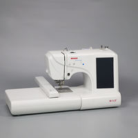 Machine à broder automatique informatisée MRS600 avec écran LCD couleur de 7 pouces, pour usage domestique, couture et broderie, neuve