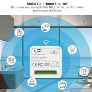 สวิตช์รีเลย์อัจฉริยะแบบไร้สาย 10A ควบคุมด้วยเสียงระยะไกล ใช้งานร่วมกับ Homekit Alexa Google Home สำหรับระบบอัตโนมัติภายในบ้าน - Product Image 2
