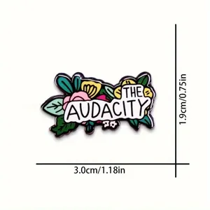 THE AUDACITY Broche pour homme Accessoires Vêtements Chaussures Pin Badges - Product Image 4