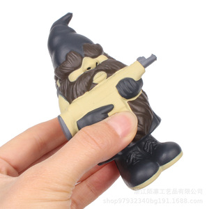 Pu Foam Cartoon Dwarf Figure Desktop Decor Toy Gift High <b>Rebound</b> - Product Image 1