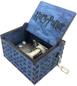 Фабрика, оптовая продажа, лазерная резьба по индивидуальному заказу, деревянная мини-шкатулка из фильма Гарри, Поттер, ручная музыкальная шкатулка для дня рождения, Подарочная скидка - Product Image 5