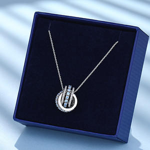 Regalo di coppia di coppia per feste di lusso con cerchio a doppio strato di cristallo naturale colorato di alta qualità - Product Image 2