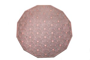 Napperon en PVC écologique en forme de fleur creuse Napperon de salle à manger occidental résistant à la chaleur Décoration de table de cuisine élégante - Product Image 6