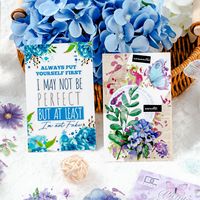 Autocollants décoratifs pour journal, autocollants papillons et fleurs, autocollants personnalisés avec logo, feuilles d'autocollants en vinyle pour agenda, scrapbooking, téléphone
