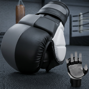 Gants de boxe d'entraînement personnalisés à fermeture auto-agrippante pour hommes et femmes, avec protection interne en gel pour les doigts - Product Image 3