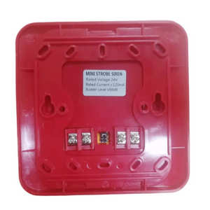 Sirène stroboscopique à feu conventionnelle d'usine avec lumière <span class=keywords><strong>flash</strong></span> LED DC 12V 24V système d'alarme <span class=keywords><strong>de</strong></span> détection d'incendie <span class=keywords><strong>de</strong></span> sécurité - Product Image 4