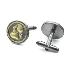 Vente en gros de boutons de manchette costume d'affaires et mariage personnalisé <span class=keywords><strong>bronze</strong></span> antique motif portrait vintage bijoux pour hommes chemise smoking coffret cadeau - Product Image 4