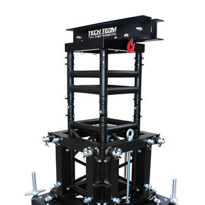 1000kg 12m Upright <strong>Line</strong> <strong>Array</strong> Speaker Lift Truss Stand Tower 400 mm Bean Standing Conical Aluminum Outrigger <strong>for</strong> Toproof Display - Product Image 1