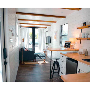 Casa Contenedor Prefabricada Barata y Pequeña <span class=keywords><strong>de</strong></span> 20 Pies para Acampar, Contenedor Desmontable, Mini Casa Portátil para Refugiados, Casa Móvil - Product Image 2