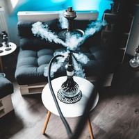 Cachimba Original de la Marca Alemana Moze Sphere 2, Juego de Cachimba de Acero Inoxidable 304 para Fiestas, Cafés, Clubes, Bares, Salones de Cachimba, Tiendas de Shisha