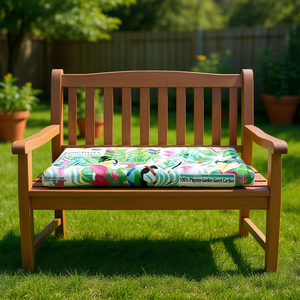 Cojín para Banco de Jardín Karsely Olin, 100% Poliéster, Floral, Rectangular, Extraíble, Lavable, para Todas las Estaciones - Product Image 2