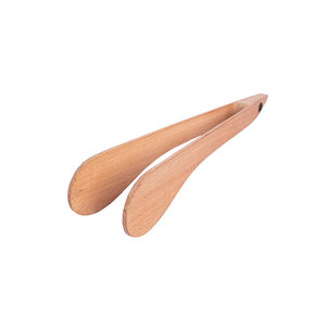 Pinces de cuisine en bois de qualité supérieure, résistantes à la chaleur, de forme allongée et mince, 29 x 5 cm - Product Image 1