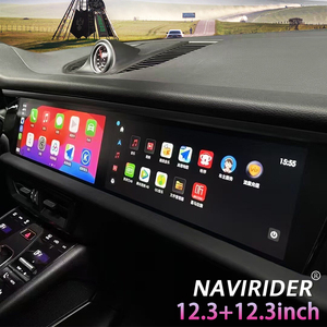 Dual Screen PCM3.1 4.0 for 2014-2018 12.3+12.3inch Stereo <b>Car</b> Radio GPS Carplay Multimedia Player Android 4G BT - Product Image 1