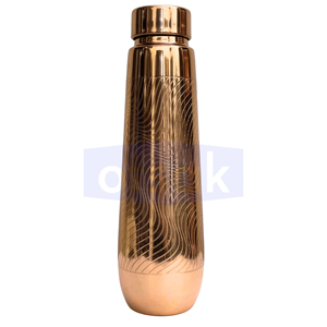 OTSAK Vintage Traditional Pure Copper Engraved Leak-Proof Reusable Eco-Friendly Portable Custom <b>Large</b> Capacity Water Bottle for - Product Image 1