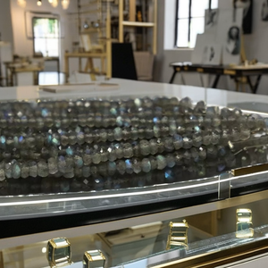 Prix de gros usine Perles de pierres précieuses en labradorite facettée 100 % naturelle de 3 mm Alif International - Product Image 2