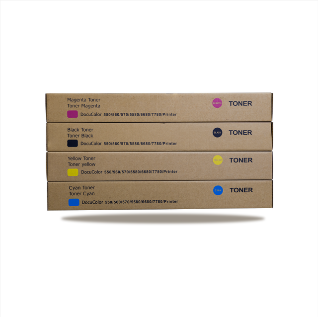 High Yield Original Refilled Toner Cartridges CMYK Asia Version C7780 C7785 Production Press for Xerox C7780 C7785