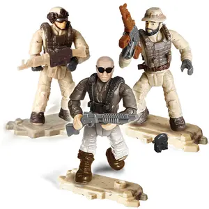 6つの混合特殊部隊アクションフィギュアアーミーマンおもちゃソルジャーフォースおもちゃセット軍用武器とアクセサリー