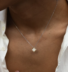 Inspire Jewelry COLLAR BALEARICO personalizado de acero inoxidable, colgante de plata, joyería para hombre, venta al por mayor, logotipo personalizado, resistente al agua - Product Image 4